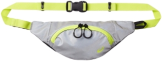 【ASICS/アシックス】 WAISTPACK M シルバーxフラッシュイエロー メンズ アシックス